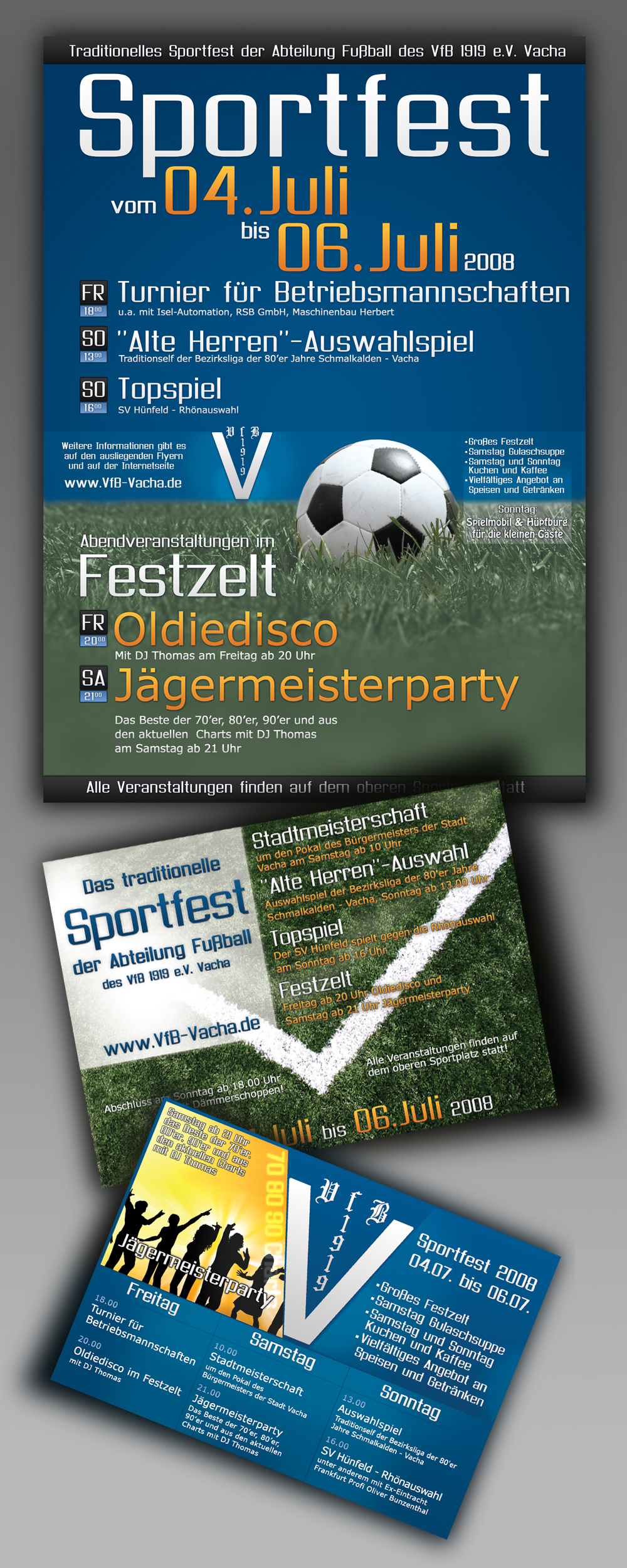 Sport event: Flyer and poster