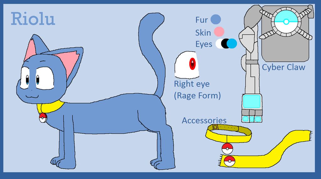 Blue Cat Roe Blue cat Riolu Reference by riolubluecat2 on DeviantArt