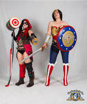Wonder Woman and Harley Quinn ~ Injustice by Gwenwhyvar