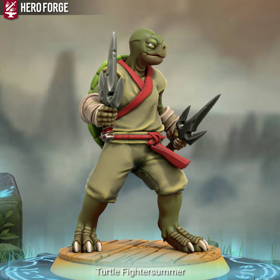 Turtle Fighter summer by BERNEST on DeviantArt