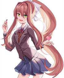 Monika [DDLC Fan art]