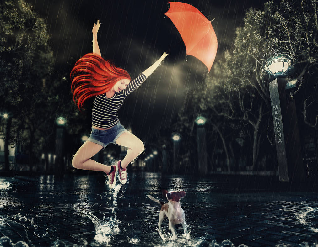 Dancing in the rain by Mahhona Dancing in the rain by Mahhona