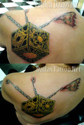 Hellraiser Puzzel Box Tattoo by kayden7