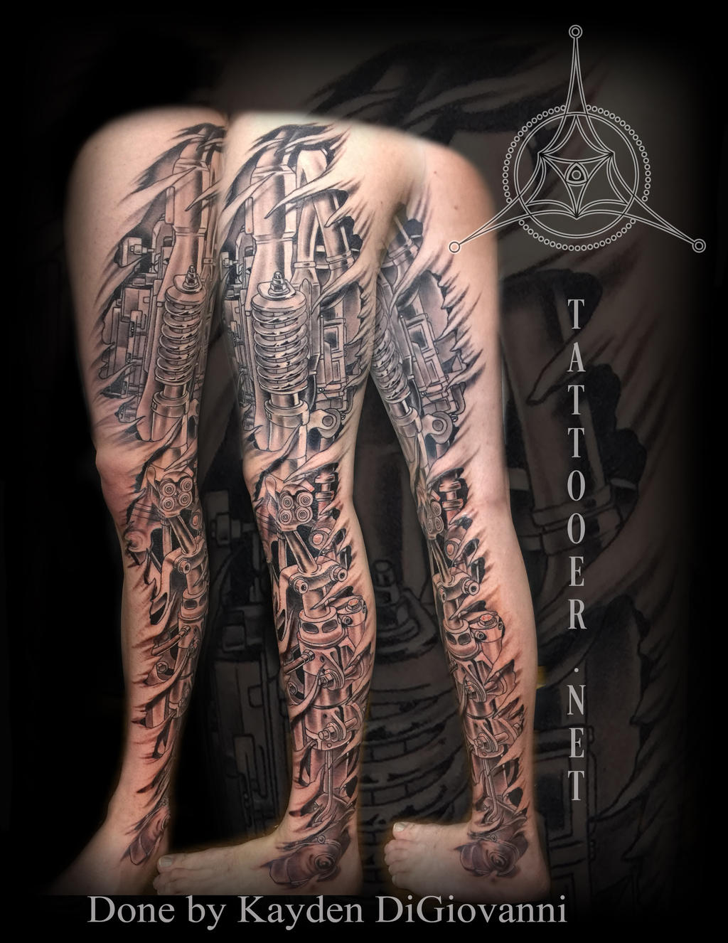 Dallas Denver Tattoo Artist Mechanical Leg by kayden7 on DeviantArt