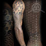Dallas Tattoo Geometric dotwork
