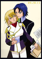 Gundam Seed: Athrun Zala and Cagalli Athna