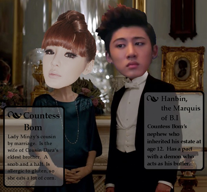 5. Countess Bom and her nephew Hanbin