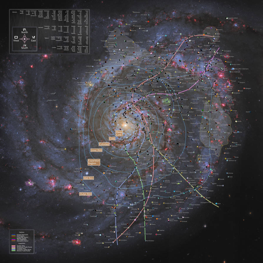 Navigating The Galaxy: A Comprehensive Guide To Star Wars Ship Maps