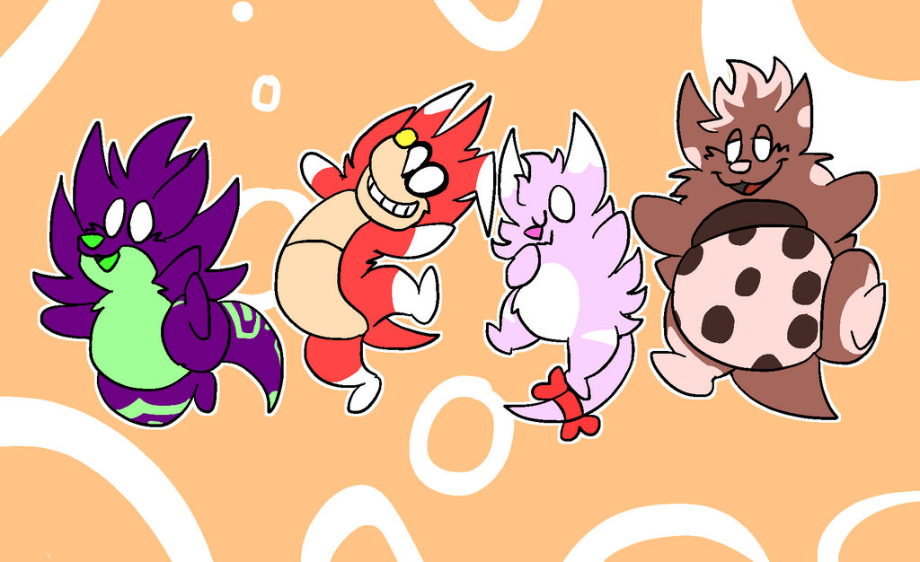 Gloop and his friends! by KERNOS-BAT on DeviantArt