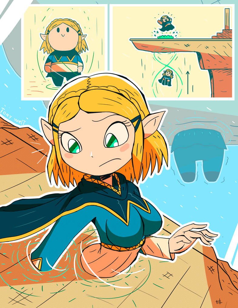Randomstuff3000 Zelda Zelda Stuck by TonyWelt on DeviantArt