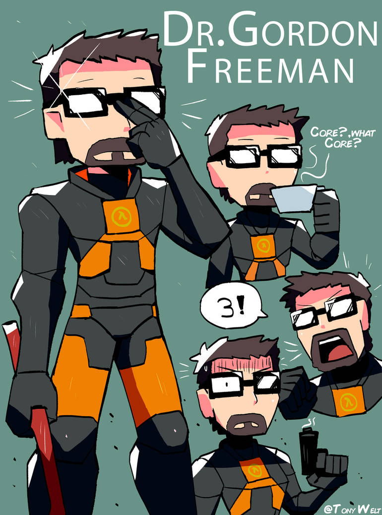 Gordon Freeman Deviantart Dr. Gordon Freeman by TonyWelt on DeviantArt