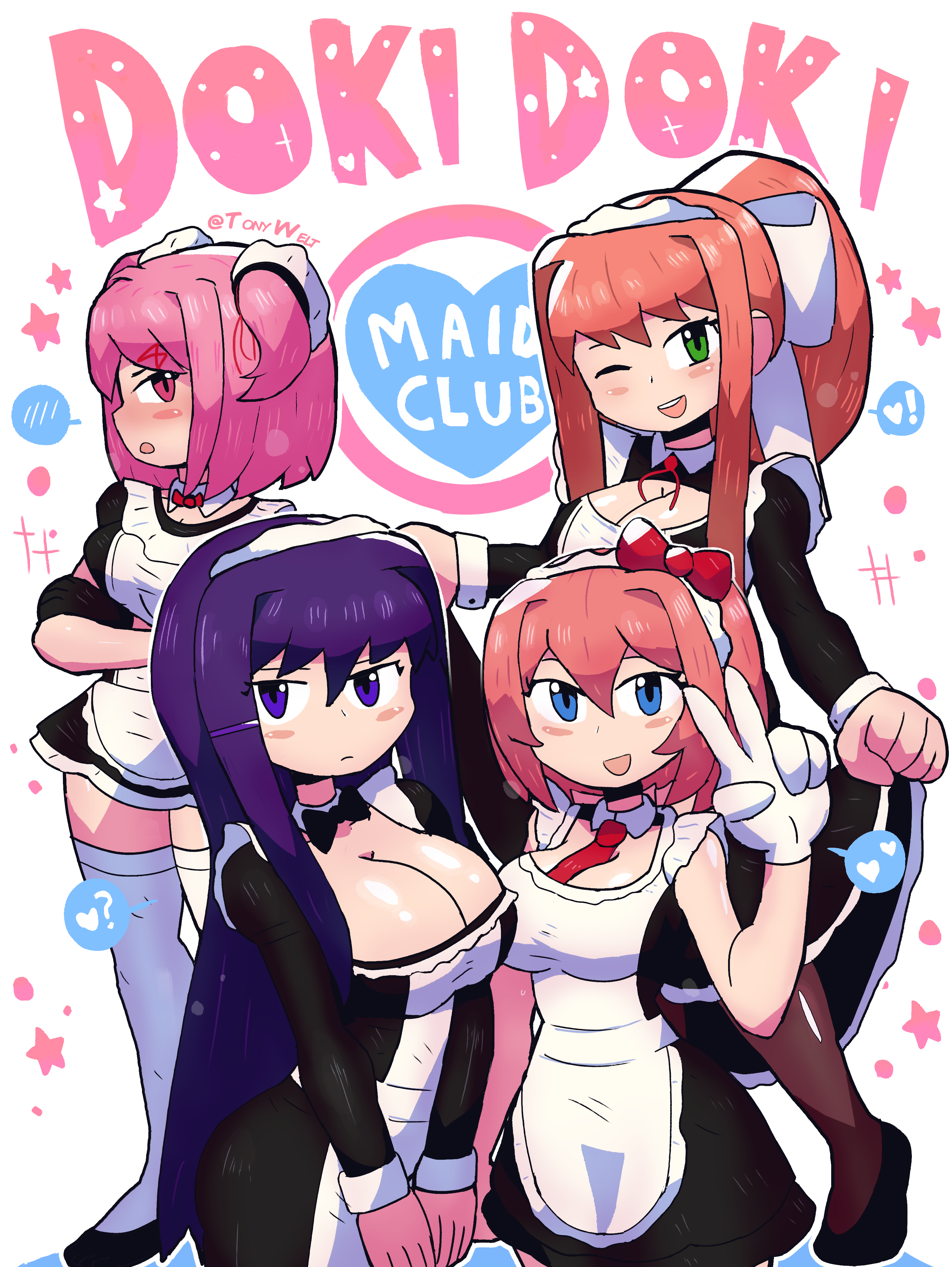 Doki doki literature club by TonyWelt on DeviantArt