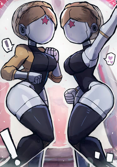 Atomic HeartRobot Twins Fan Art 1 by ruNOTsfmer on DeviantArt