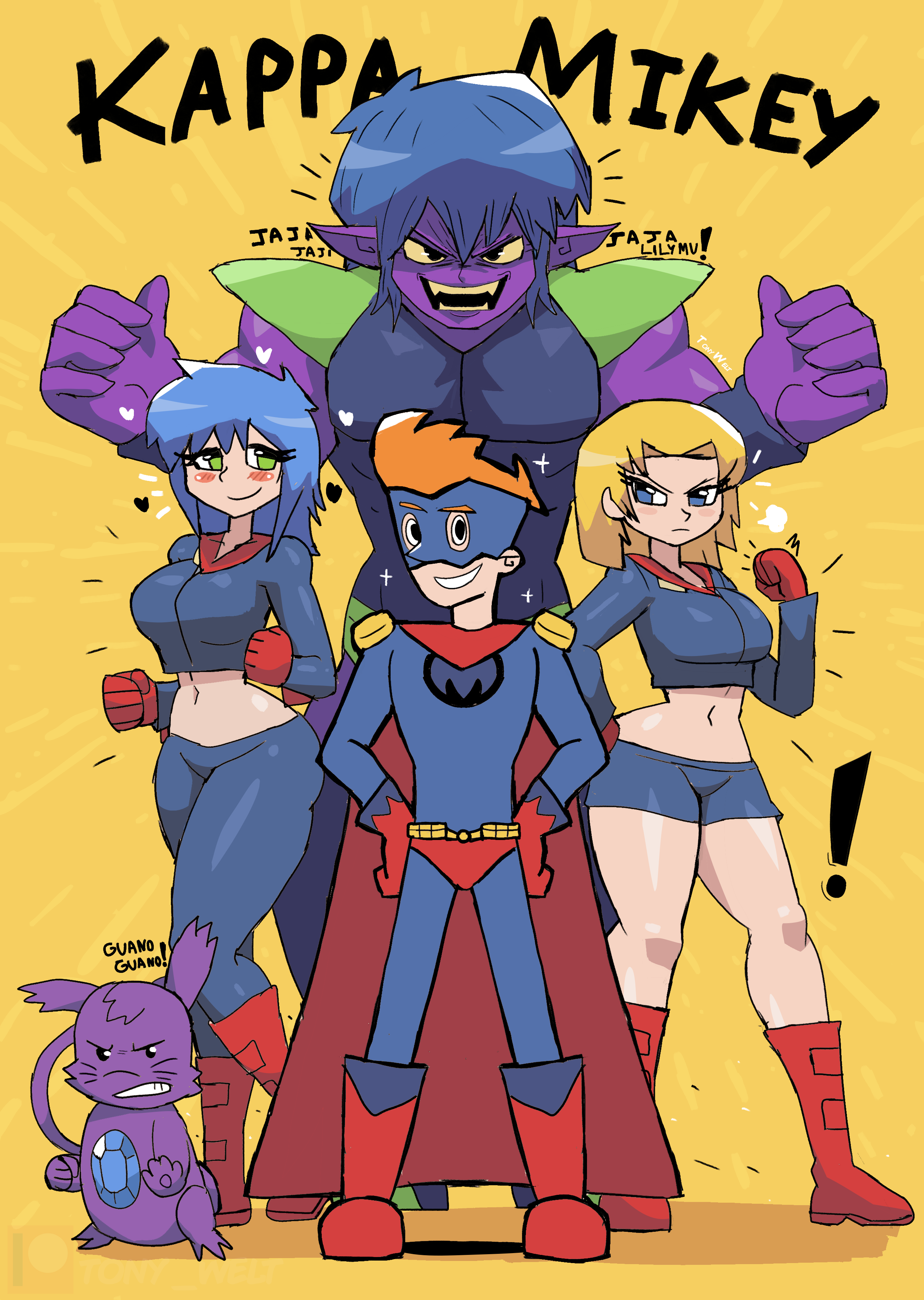 Kappa Deviantart Kappa Mikey by TonyWelt on DeviantArt