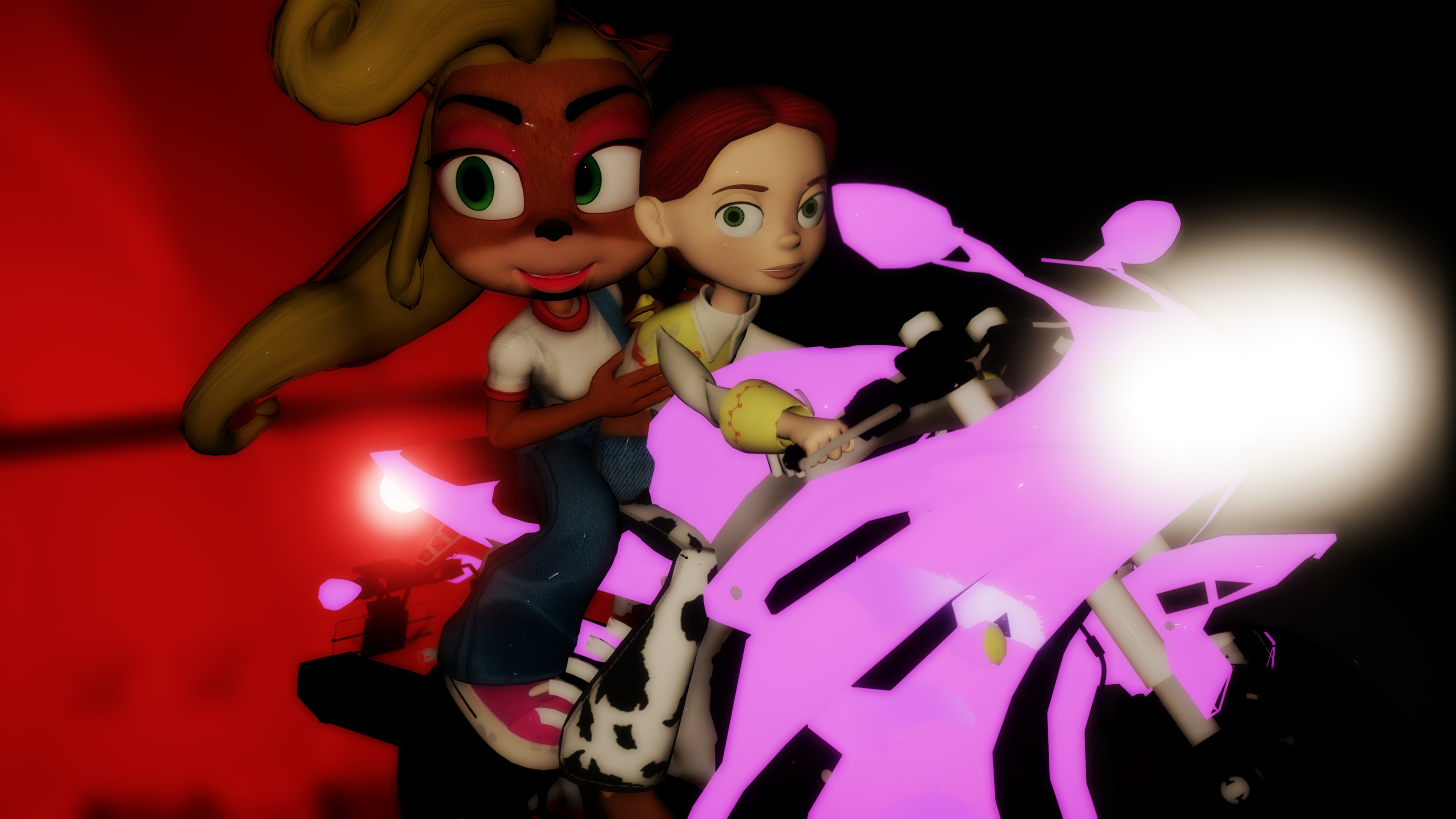 Coco And Jessie Racing Motorcycle by DawidGolaszewski on DeviantArt