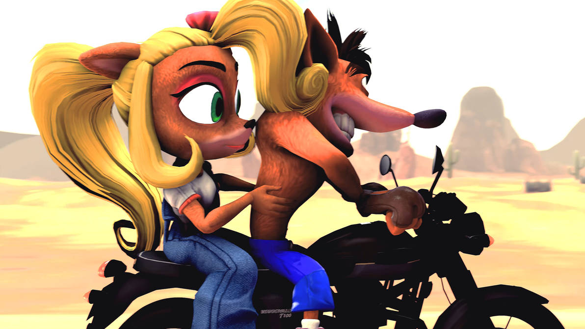 Bicycle Rider Back Coco Crash Driving Motorcycle And Coco The Ride #5 by DawidGolaszewski on ...
