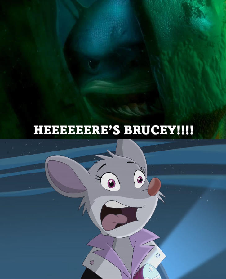 Bruce Scared Deviantart Bruce Scares Thea Stilton by DawidGolaszewski on DeviantArt