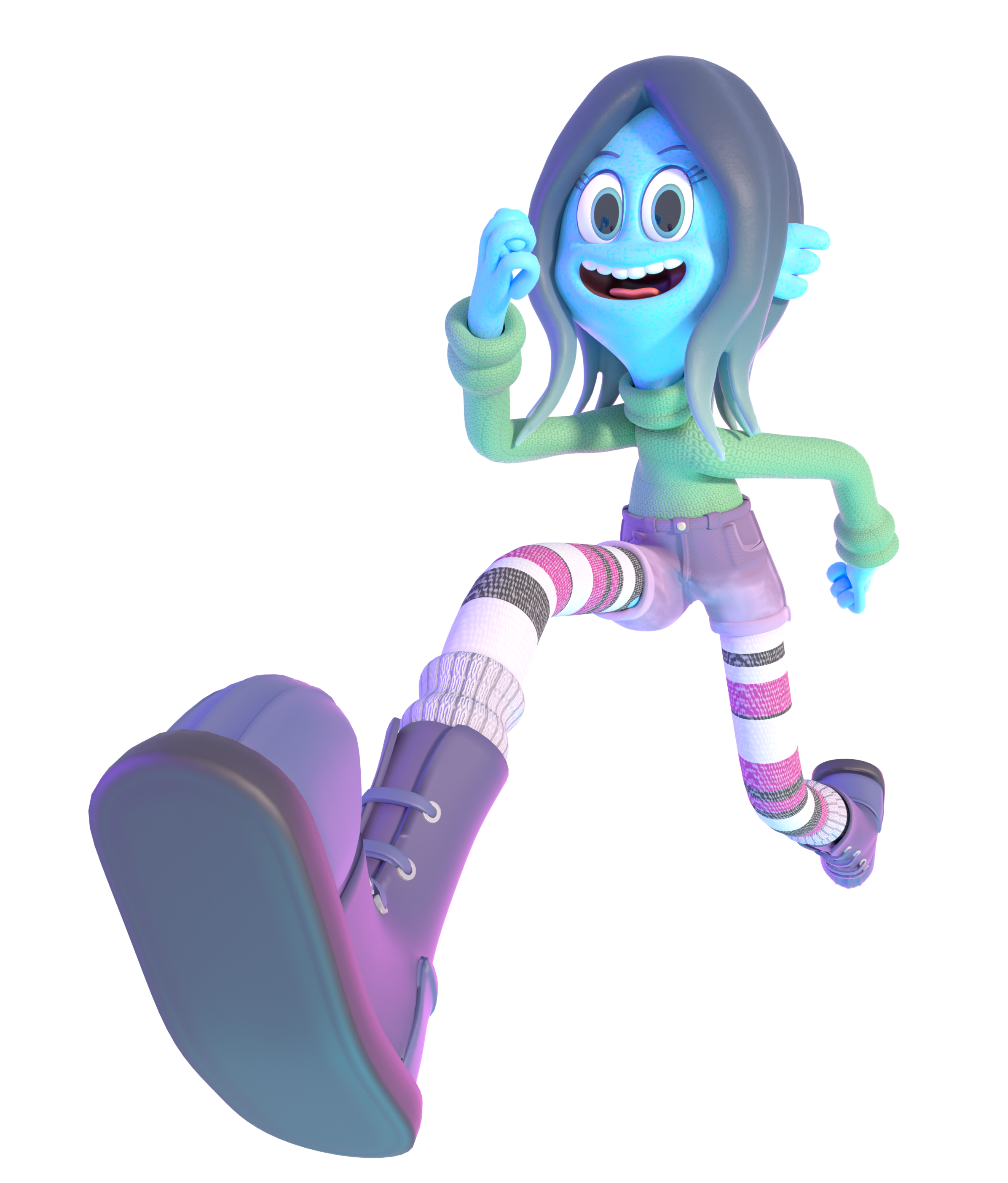 Ruby Gillman Running Render by DawidGolaszewski on DeviantArt
