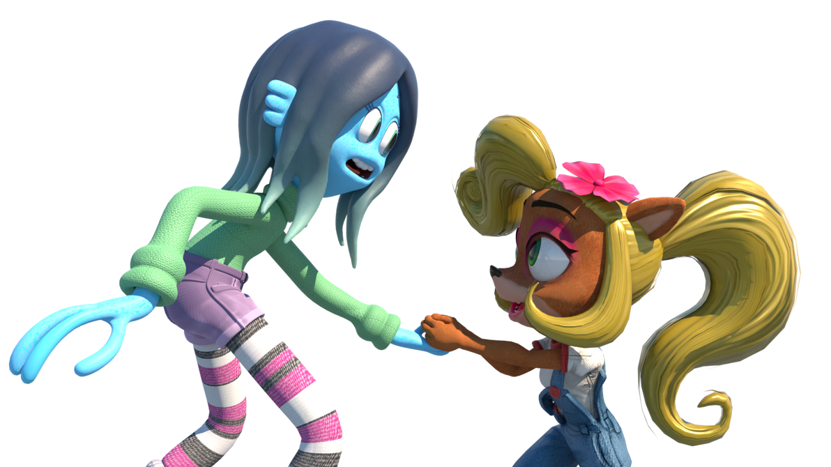 Coco Y Rabi Coco and Ruby Render by DawidGolaszewski on DeviantArt