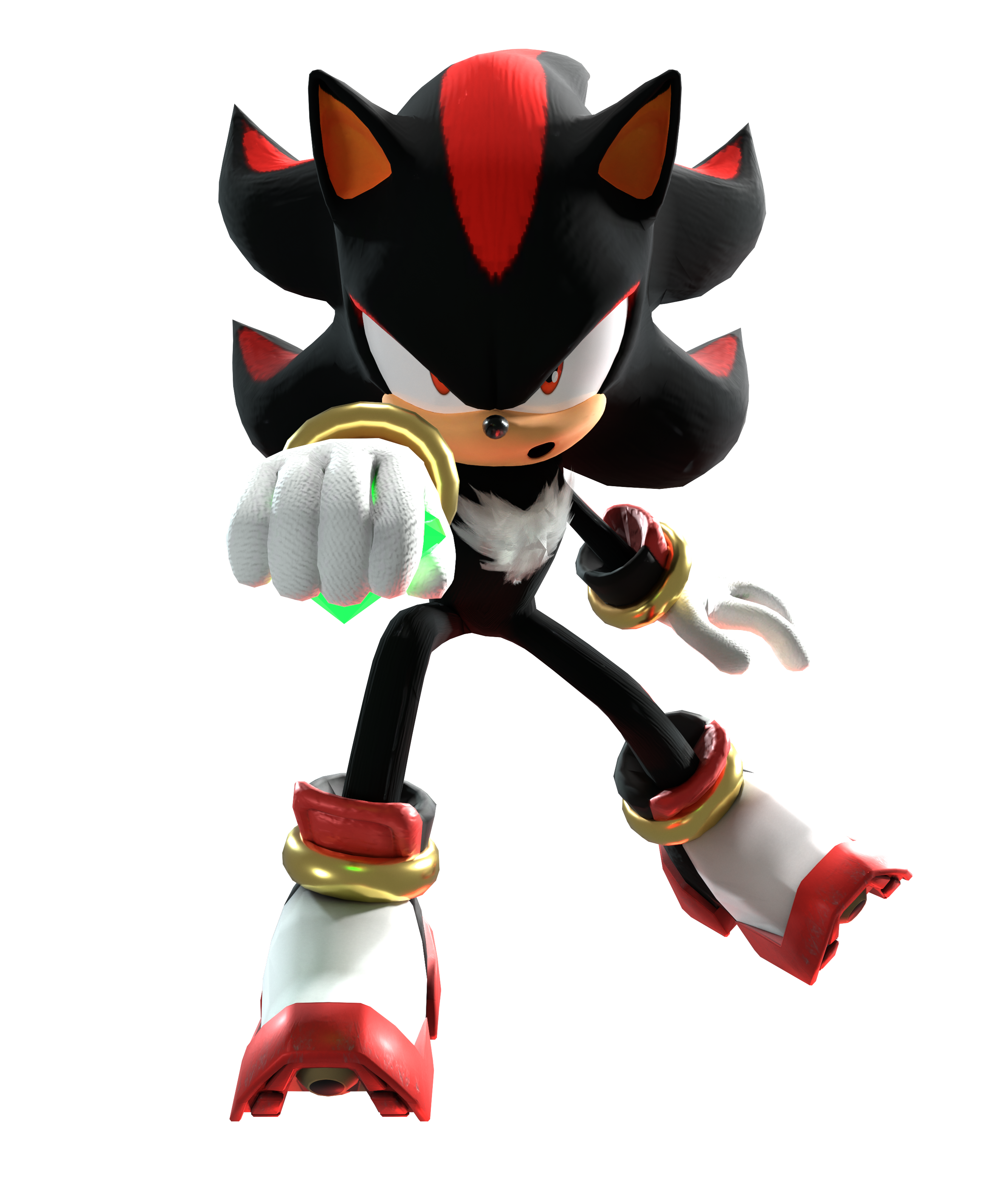 Shadow Without Rings Chaos Control! (Render Shadow 2005 CGI) by DawidGolaszewski on DeviantArt