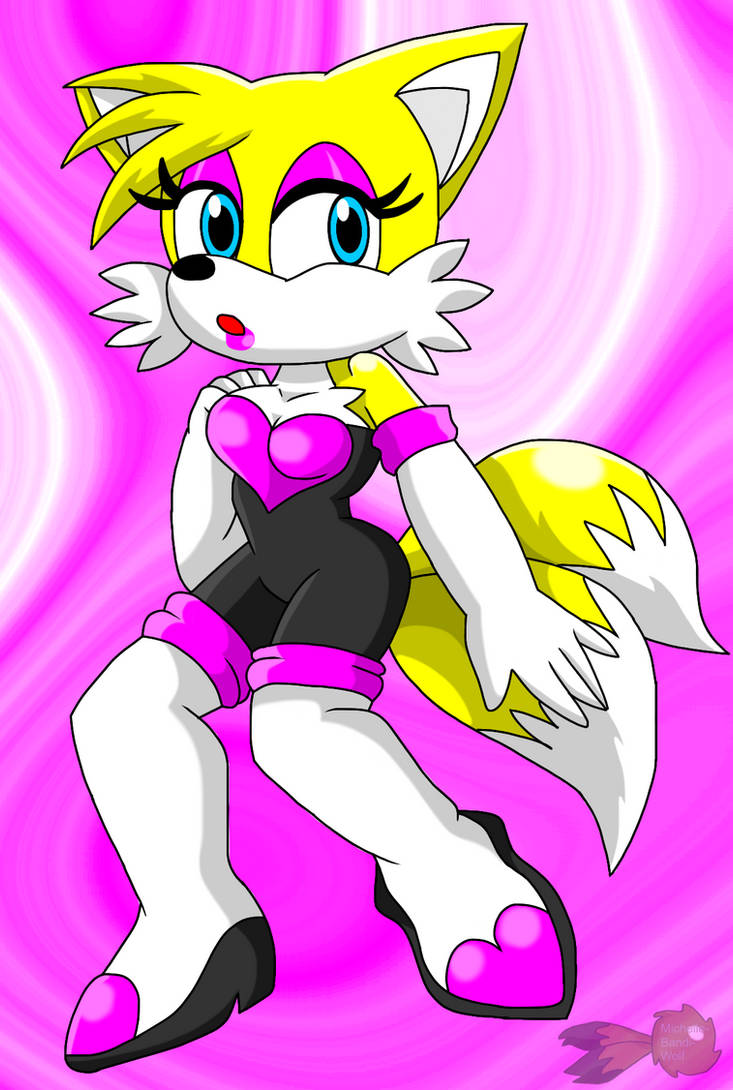 Tails In Rouge Outfit RQ list - female Tails in rouge suit by michelle-bandi-wolf on DeviantArt