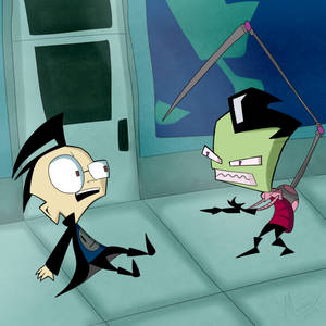 Invader Zim - Empty Classroom.