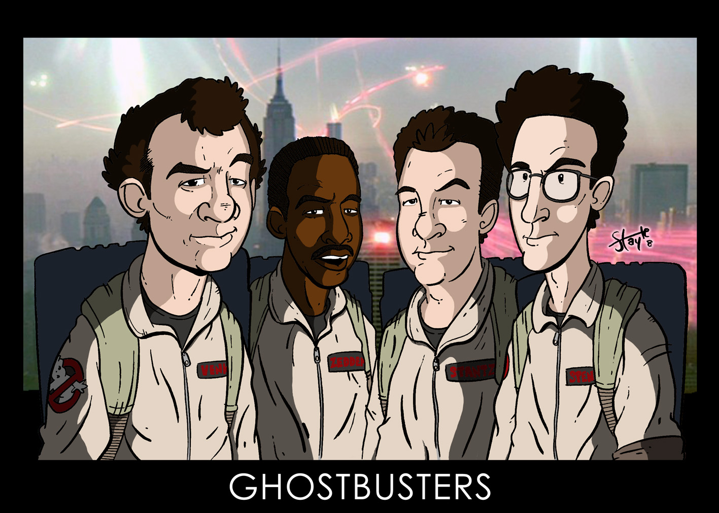 Ghostbusters in colour...