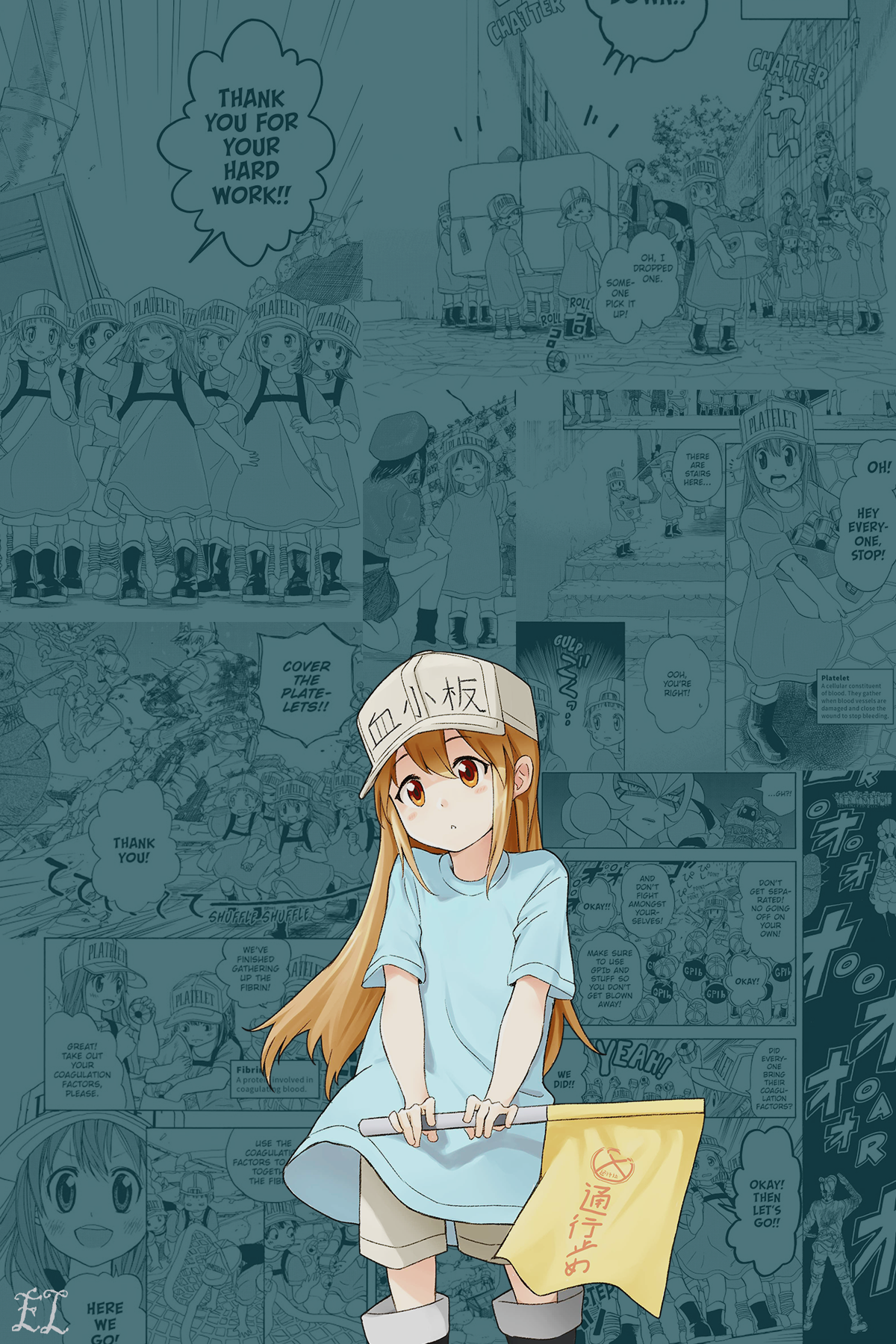 Hataraku Kesshouban-chan (Cells at Work: Platelets!)