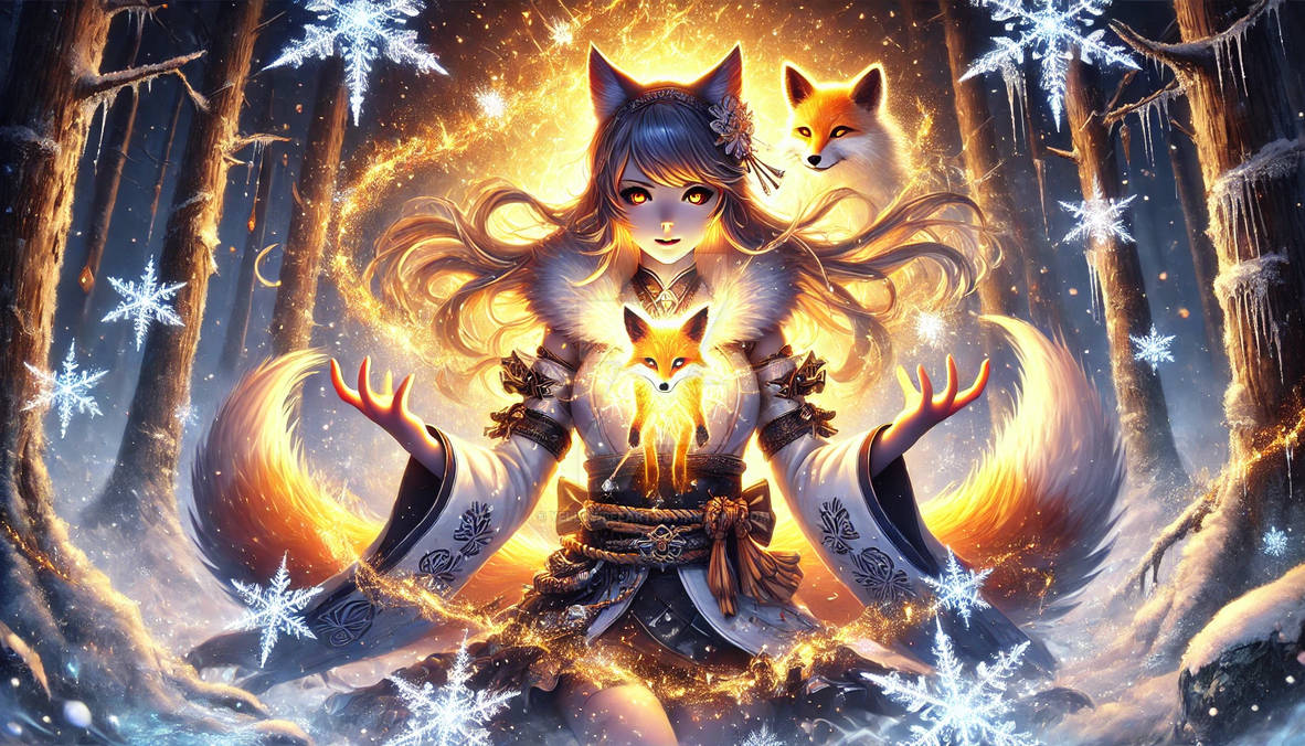 Spirit Fox From Rabbit Fox Spirit by YellowBeeArt on DeviantArt