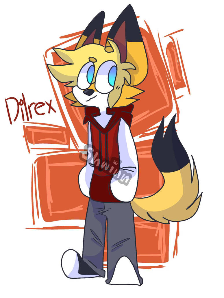 Full body drawing of dilrex by ShanyShaun on DeviantArt