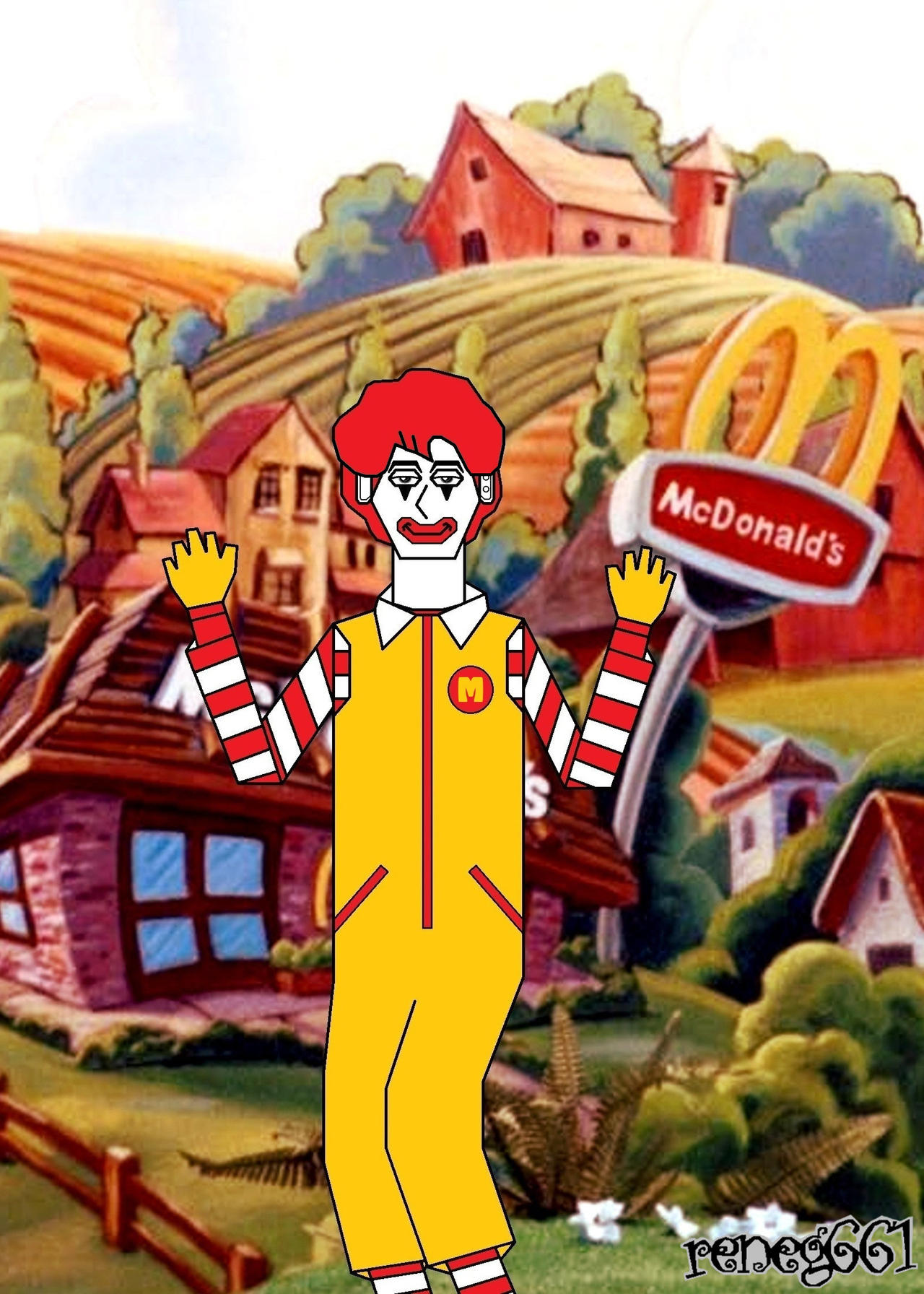 Deviantart Ronald Ronald McDonald by reneg661 on DeviantArt