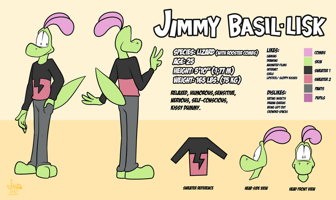 Jimmy - ref sheet 2018 by JAMEArts on DeviantArt