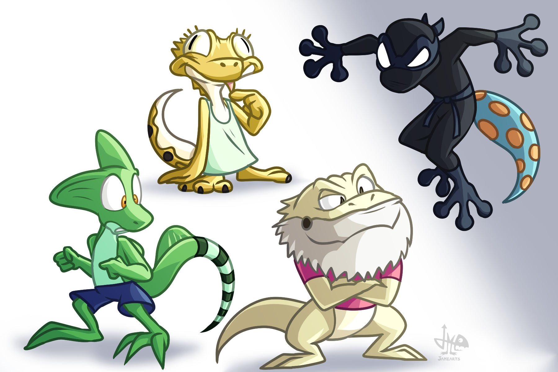 Lizards by JAMEArts on DeviantArt