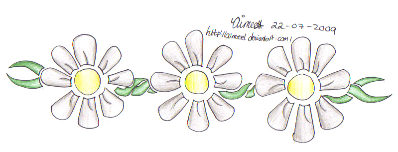Daisy Chain Tattoo Design by aimee1 on DeviantArt Daisy Chain Tattoo Design by aimee1 on DeviantArt