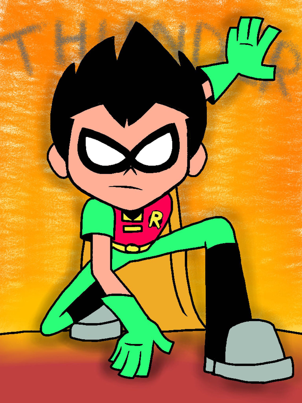 Teen Titans GO! - Robin by PaintSplat1418 on DeviantArt