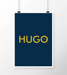 Hugo minimalistic poster