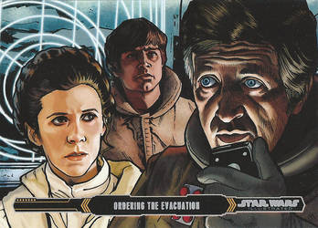 Topps Empire Strikes back Illustrated #29