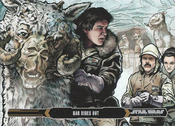 Topps Empire Strikes Back Illustrated #19