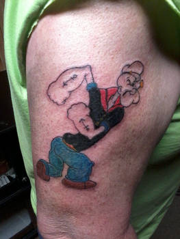 Popeye tattoo