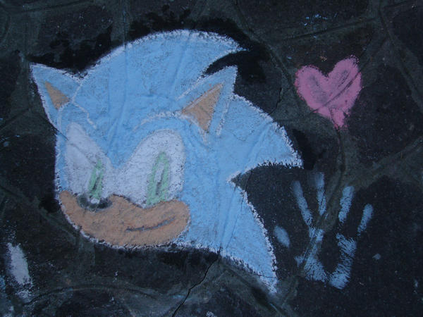 Sonic the Chalk HedgehogXD