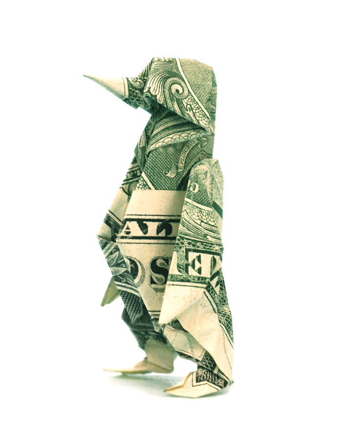 One dollar Penguin by orudorumagi11