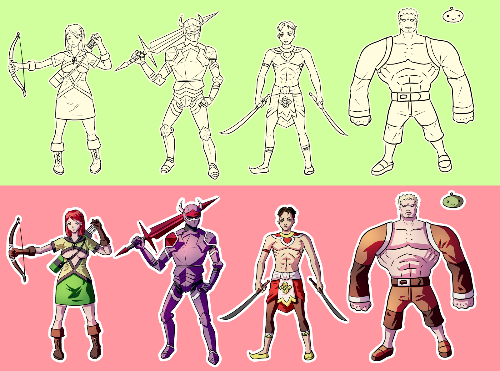 Colorful Comics Character Design character design for comic by baziel on DeviantArt