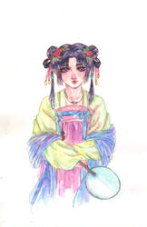 Tang dynasty little lady