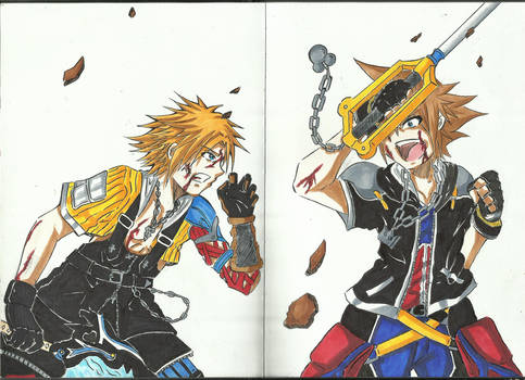 Sora vs Tidus KH