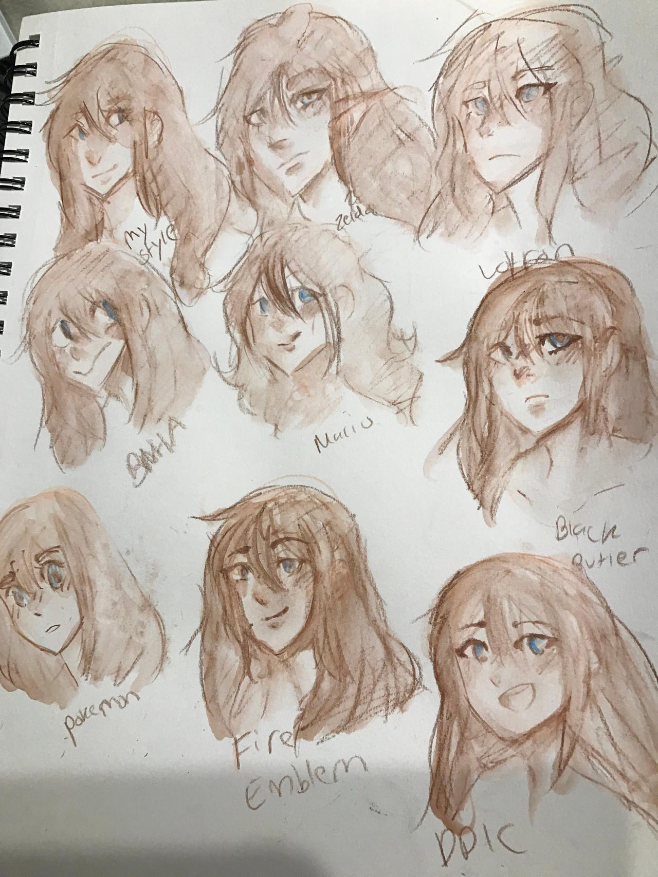 Different art style challenge by Lilfloof1 on DeviantArt