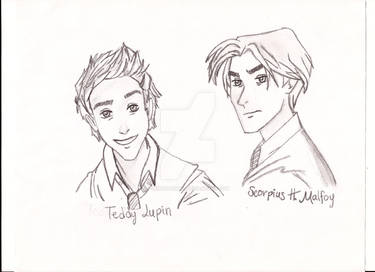 Teddy Lupin and Scorpius Malfoy.