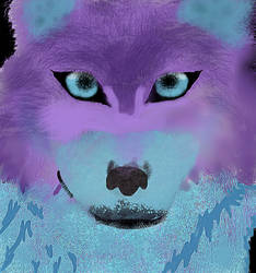 Violet Night Painting