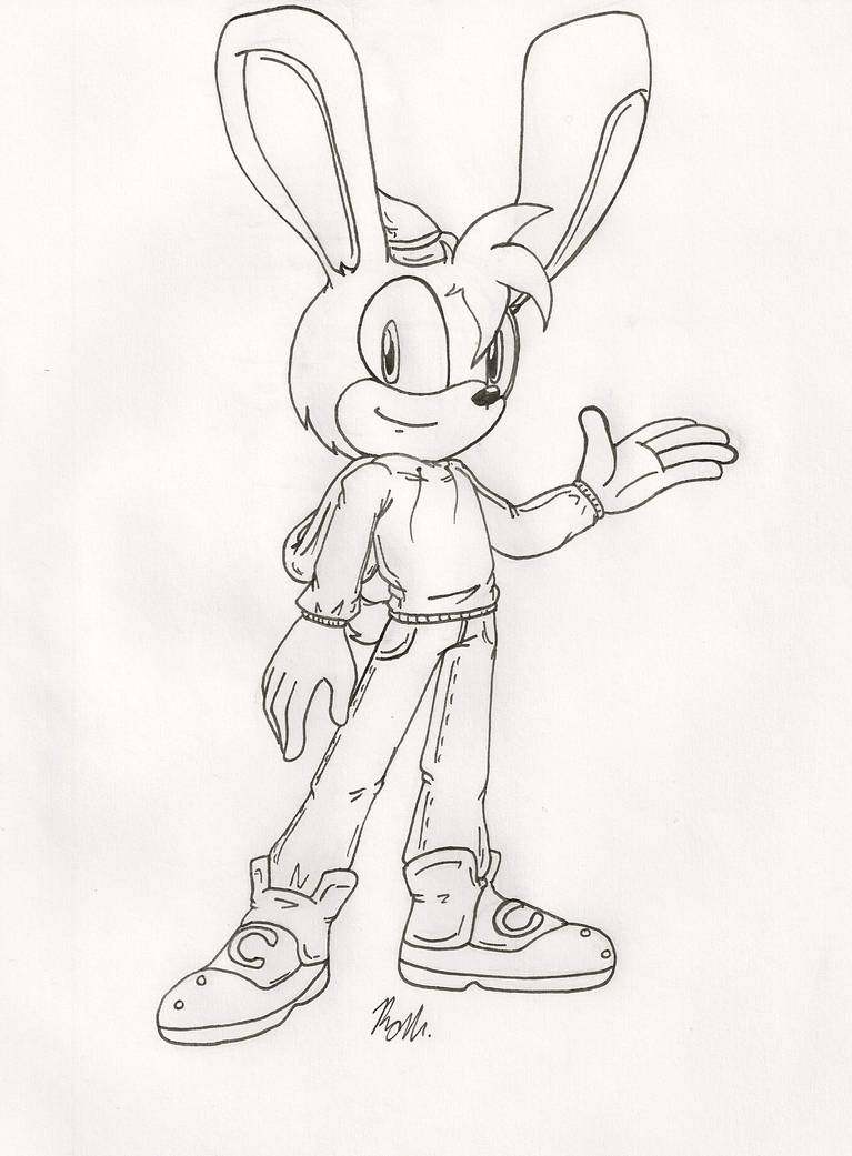 Cookie Rabbit Drawing G: Cookie the Rabbit by IkaritheHedgehog on DeviantArt