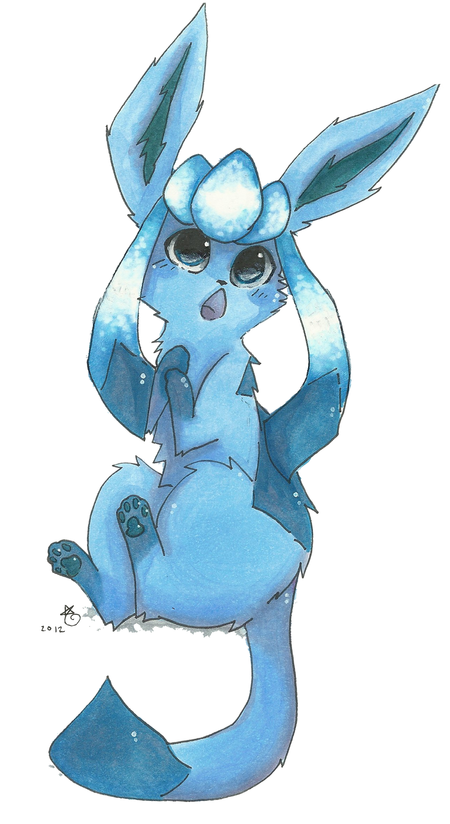 Copic Glaceon wat