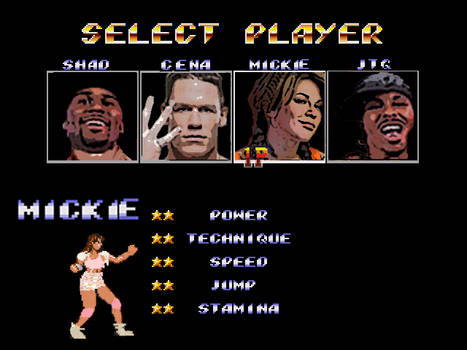 Mickie James Video Game